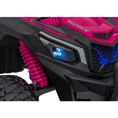 Duży Buggy dla dzieci UTV X3 Off-Road 2-osobowy 4 x 200W Różowy BBH-028.ROZ